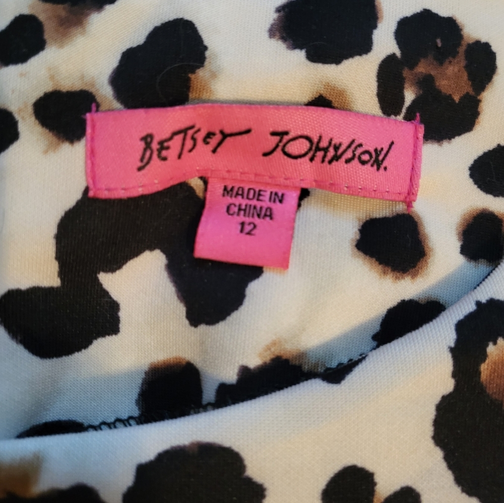 Betsey Johnson Women's Scuba Ruffle-Hem Dress - Picture 8 of 9